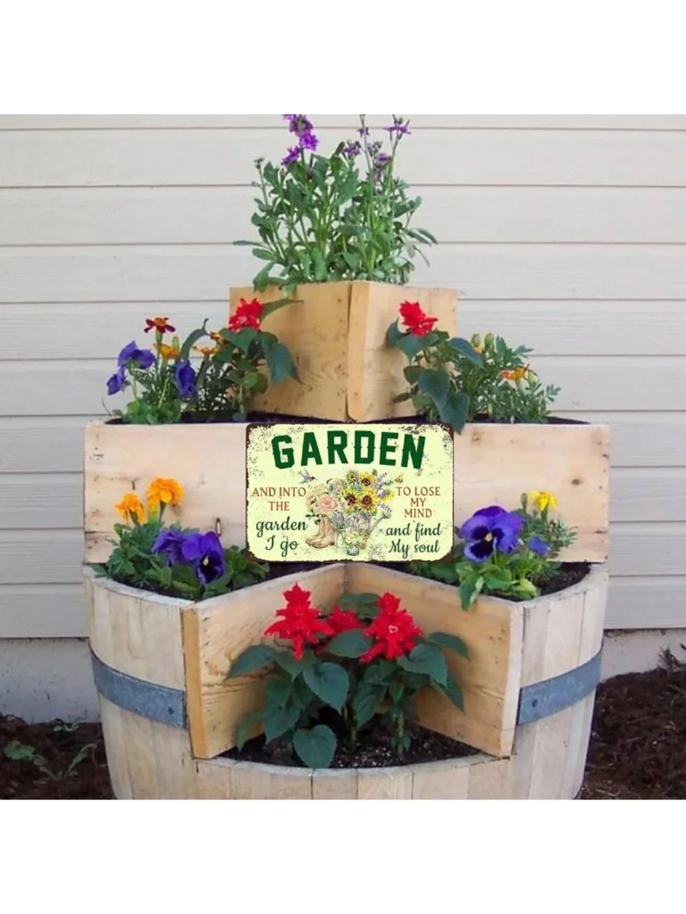 Unique Metal Garden Decor - Funny Outdoor Signs, Perfect Gift for Plant Lovers